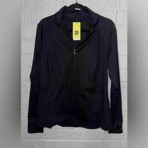 NWT ALL IN MOTION women’s Full Zip Jacket Black Sz L ✨